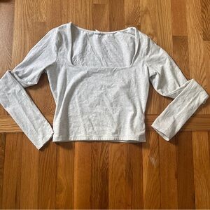 Garage Light Gray Square-Neck Long